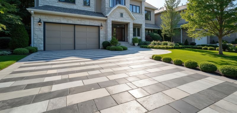 Modern Pavers for Driveway Enhancement
