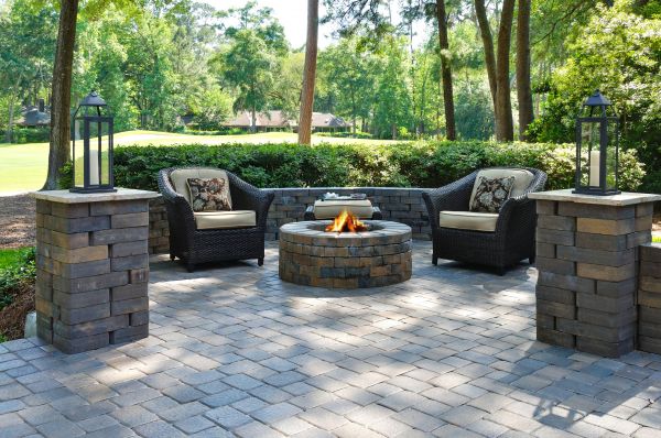 Fire Pit Installation in Ellicott City
