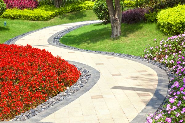 Garden Walkway Installation in Ellicott City